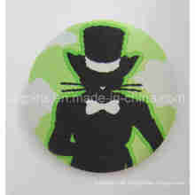 Customized Stickerei Zinn Platte Button Badge (Knopf badge-66)